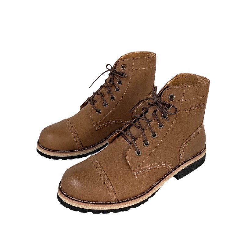 Giày da nam cao cổ TEFOSS HN678 size 38-44 da bò thật cá tính