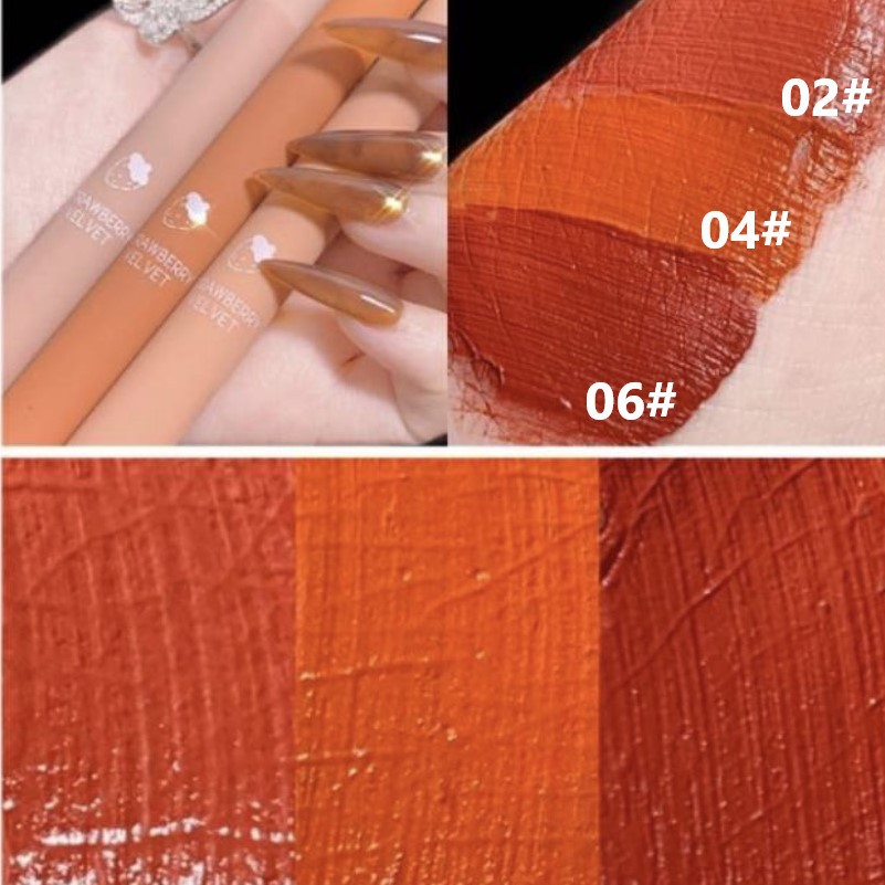 Set 3 son kem lì MAFFICK mịn lì Chestnut Velvet Lip Mud Gift Set MAFI18 | Thế Giới Skin Care