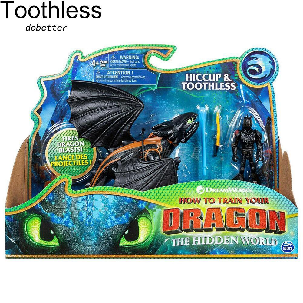 Bộ mô hình rồng 9inch trong phim How to Train Your Dragon dùng trang trí độc đáo