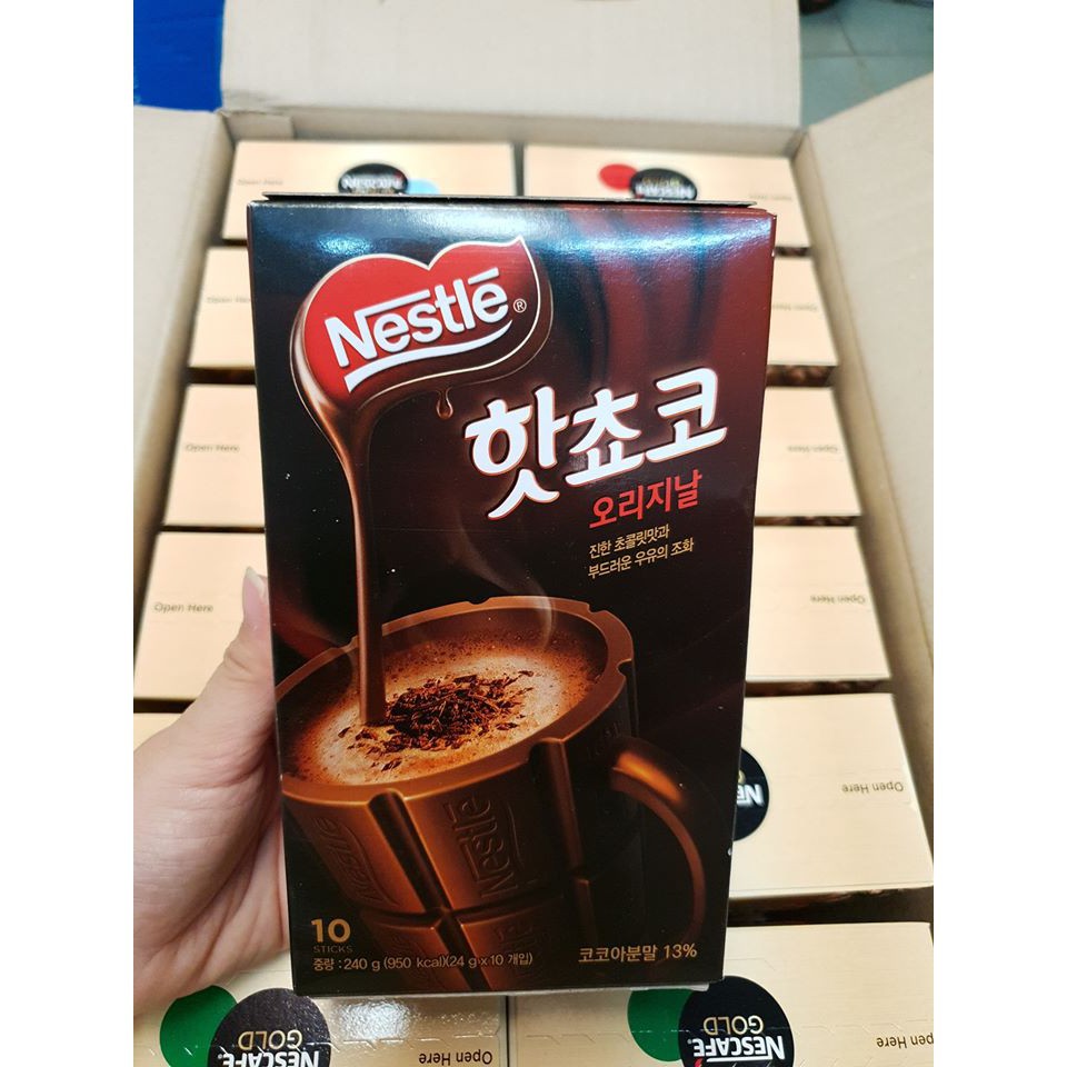 Bột Ca Cao Hàn Quốc Hot Choco Nestle 240gr