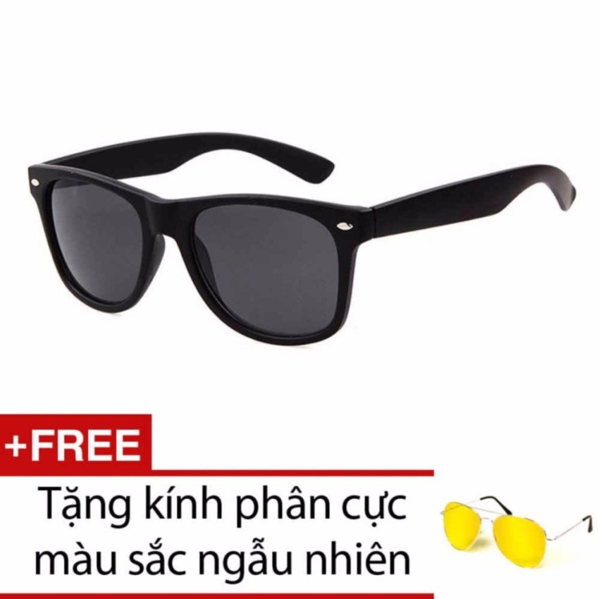 Kính mát unisex kiểu dáng thể thao K11 (Đen) + Tặng 1 kính phân cực