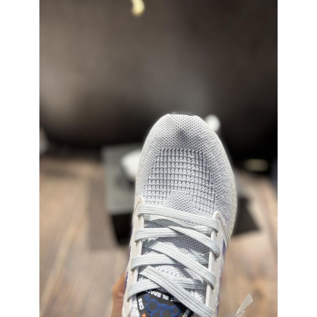 Giày thể thao ULTRA BOOST 2021 grey Xám gót tím đế đen Ultra boost UB 6.0