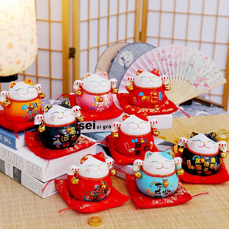 MÈO THẦN TÀI maneki neko - QUÀ TẶNG may mắn, KHAI TRƯƠNG phát tài phát lộc