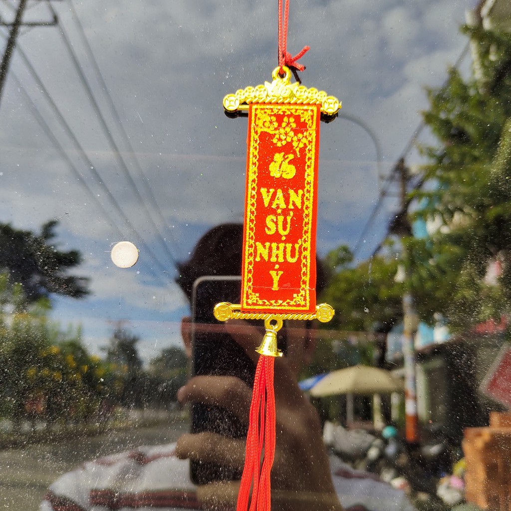Dây treo trang trí tết lệnh bài nhí chữ A45,A48