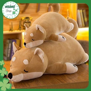Gấu bông Chó Shiba miniso mềm nằm ngủ