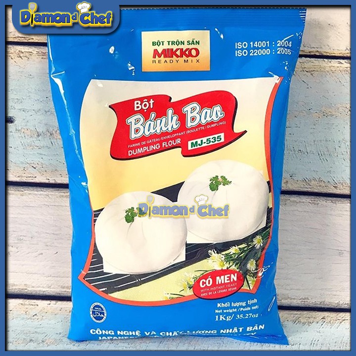 Bột bánh bao trộn sẵn mikko có men 1kg