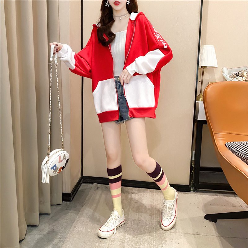 Áo khoác hoodie nữ form rộng Maysikim | BigBuy360 - bigbuy360.vn