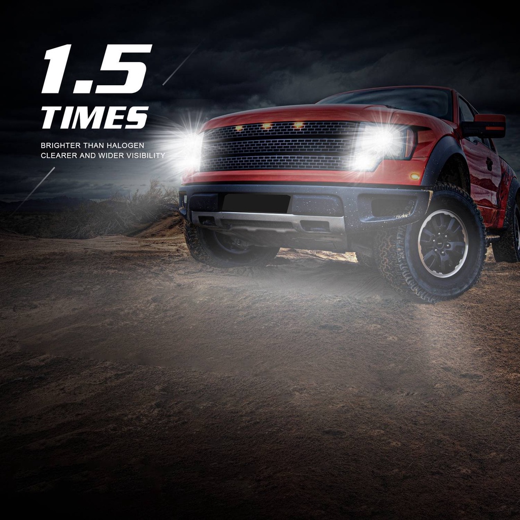 Set 2 đèn pha bóng LED H11 24 CSP 8 mặt 360 độ 120W 18000LM 6500K H8 H9 cho xe hơi