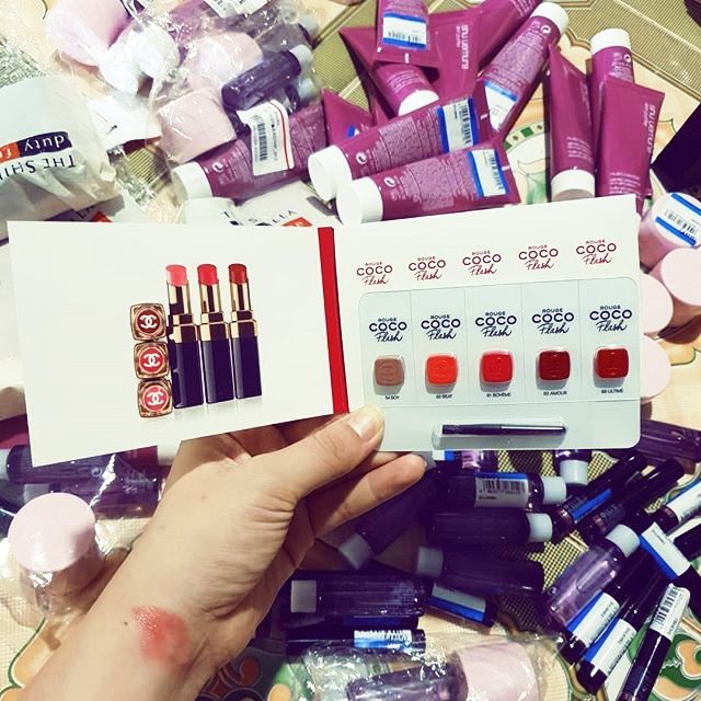 Bảng son 5 màu Ch@nel Rouge Coco Flash sample | BigBuy360 - bigbuy360.vn