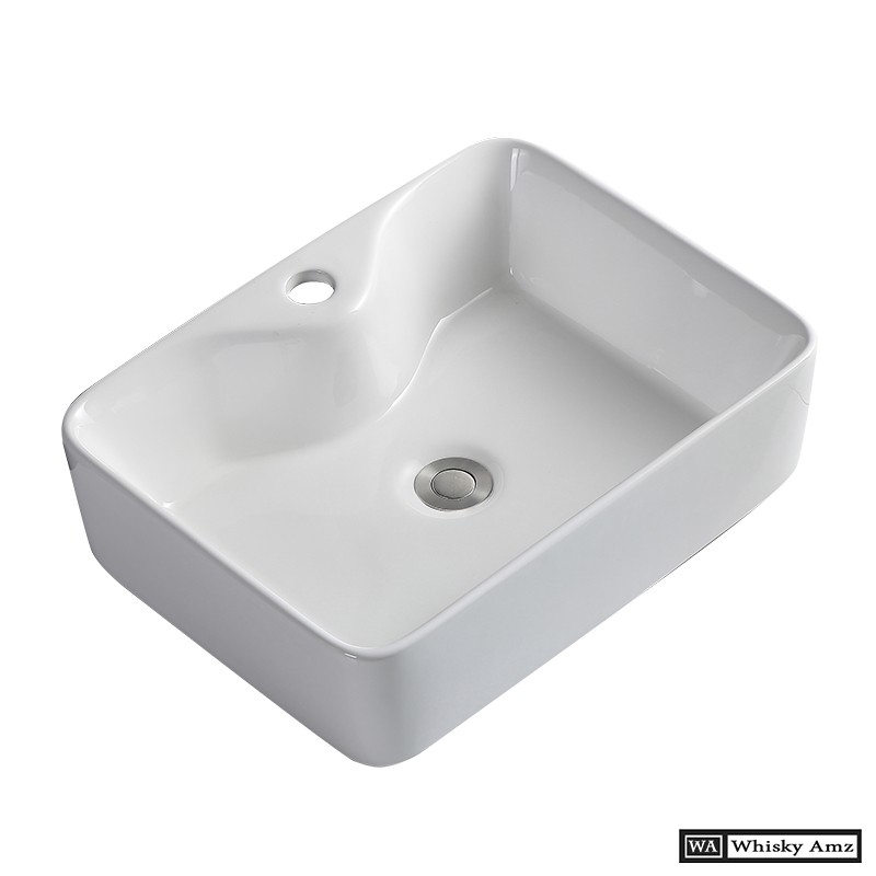 Chậu rửa mặt - Chậu lavabo chữ nhật hàng chính hãng bảo hành 10 năm