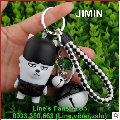 Móc khóa BTS (KM tặng Sticker & hình xăm BT21 BTS, khách chọn mẫu)