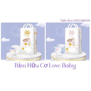 Bỉm Hữu Cơ Love Baby Quần/Dán Đủ Size NB36, S50, M46, L42, XL38