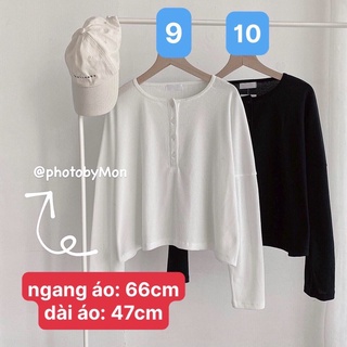 Áo tay dài len trơn - sọc
