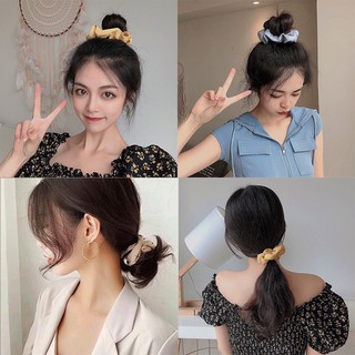 Cột tóc Srunchies cho bạn gái - Nơ đeo tay Hàn Quốc xinh xắn - màu xinh xỉu - Giao ngẫu nhiên