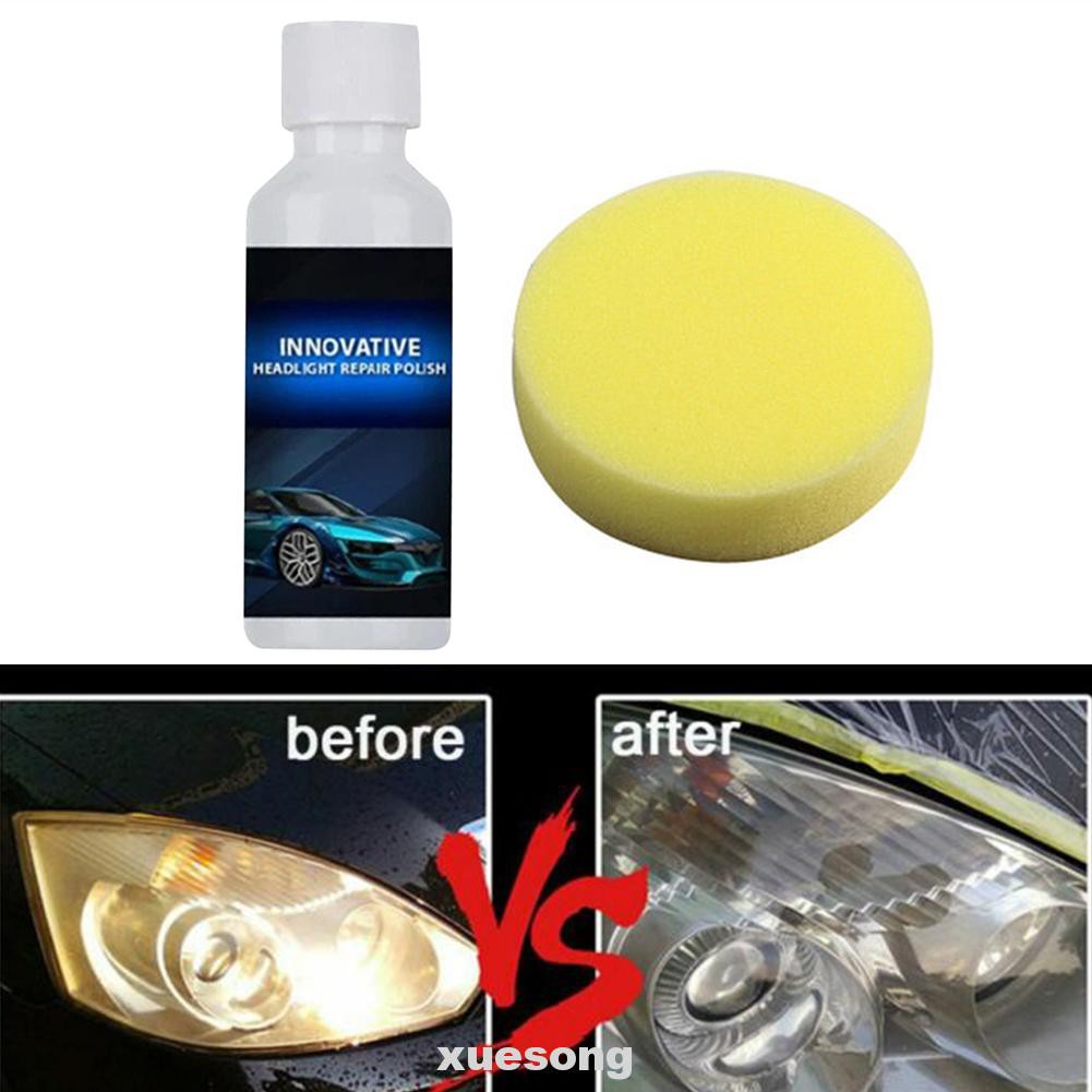 Anti-scratch Clear Vehicle Car Repair Restoration Oxidation Exterior Care Headlight Polish Kit