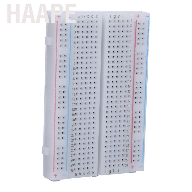 Bộ cắm dây thử mạch điện 400 lỗ không hàn bằng ABS màu trắng có thể tái sử dụng