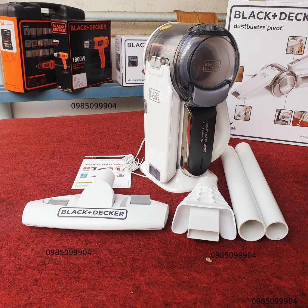 Máy hút bụi cầm tay 18V Black &amp; Decker PV1820LF-B1 (Có kèm phụ kiện trong hộp)