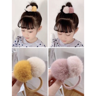 Dây Cột Tóc Lông Mịn Quả Tròn Siêu Xinh