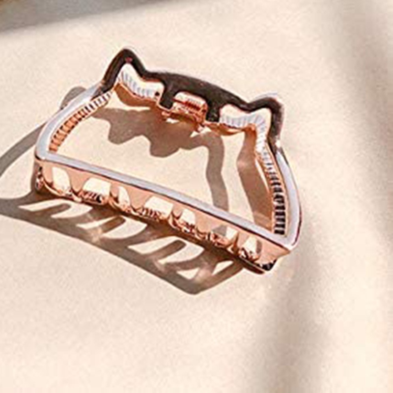 Kẹp Tóc Hình Tai Mèo Bằng Hợp Kim Dễ Thương