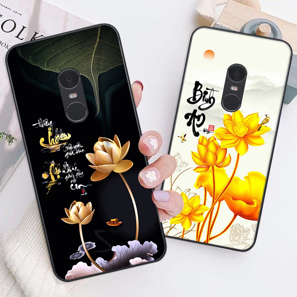 Ốp lưng Xiaomi REDMI NOTE 4 / NOTE 4X / REDMI 5 PLUS in hình chữ tài chữ lộc, Cha Mẹ, bình an SIÊU ĐẸP