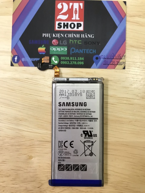 PIN S8 CHÍNH HÃNG, DUNG LƯỢNG 3000MAH, EB-BG950ABA