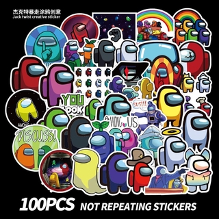 Set 100 stickers dán game chống thấm nước