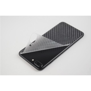 Miếng dán Full mặt sau iphone 7 và 7plus vân Carbon Bình An Mobile