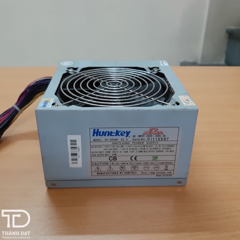 Nguồn huntkey 400w công suất thực giá rẻ