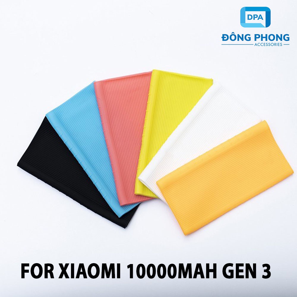 Bao Silicon Pin Sạc Dự Phòng Xiaomi 10000mAh Gen 3 Chính Hãng