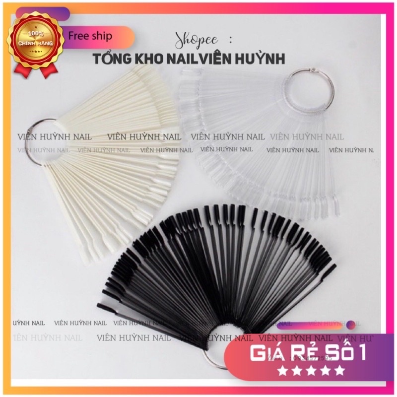 Set 50 que móng mẫu dùng tập sơn , trưng bày móng