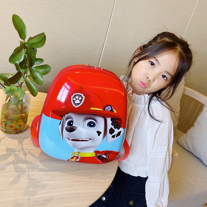 Balo hình trứng ngộ nghĩnh chống gù cho bé đi học mầm non size 29cm BALO-525-S2