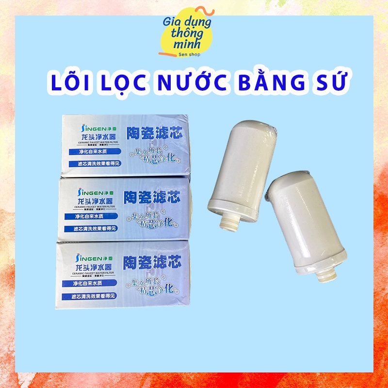 LÕI LỌC NƯỚC TẠI VÒI BẰNG SỨ JINGEN JN-15 – CÔNG NGHỆ NHẬT BẢN