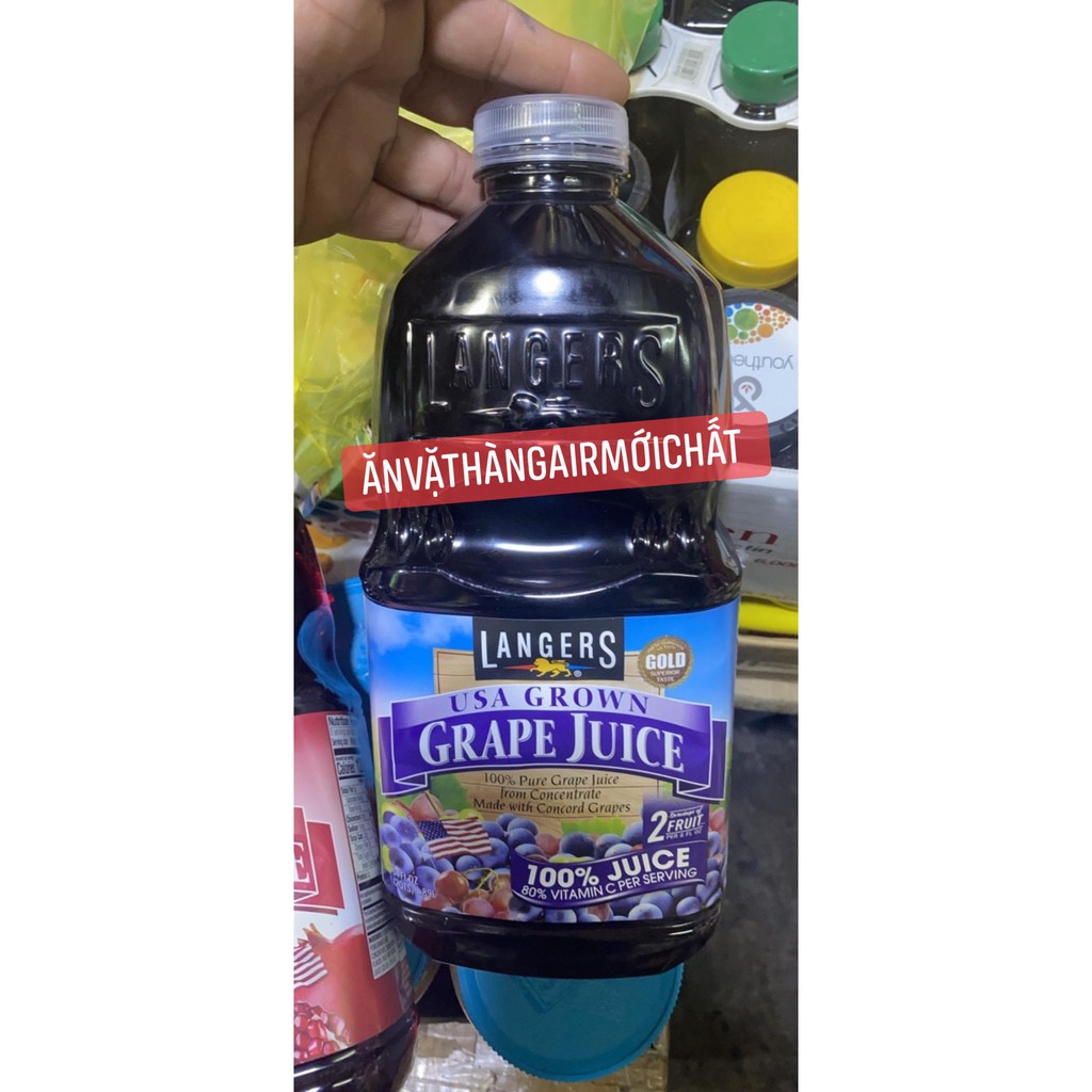 Nước Ép Trái Cây Langers Mỹ Đủ Vị 1.89 Lit