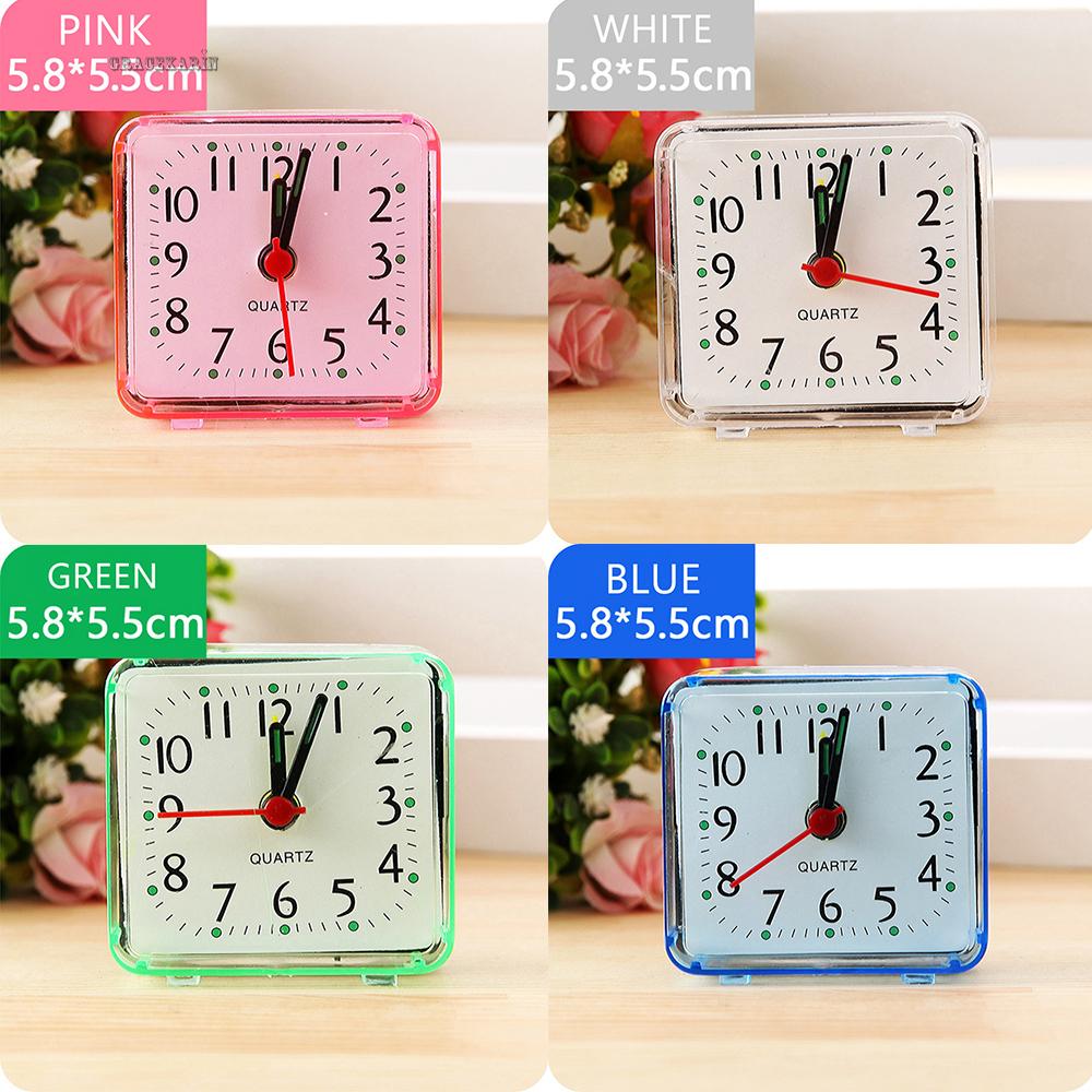 Clock ABS Alarm Clock Square Universal Supplies Table Snooze High Quality