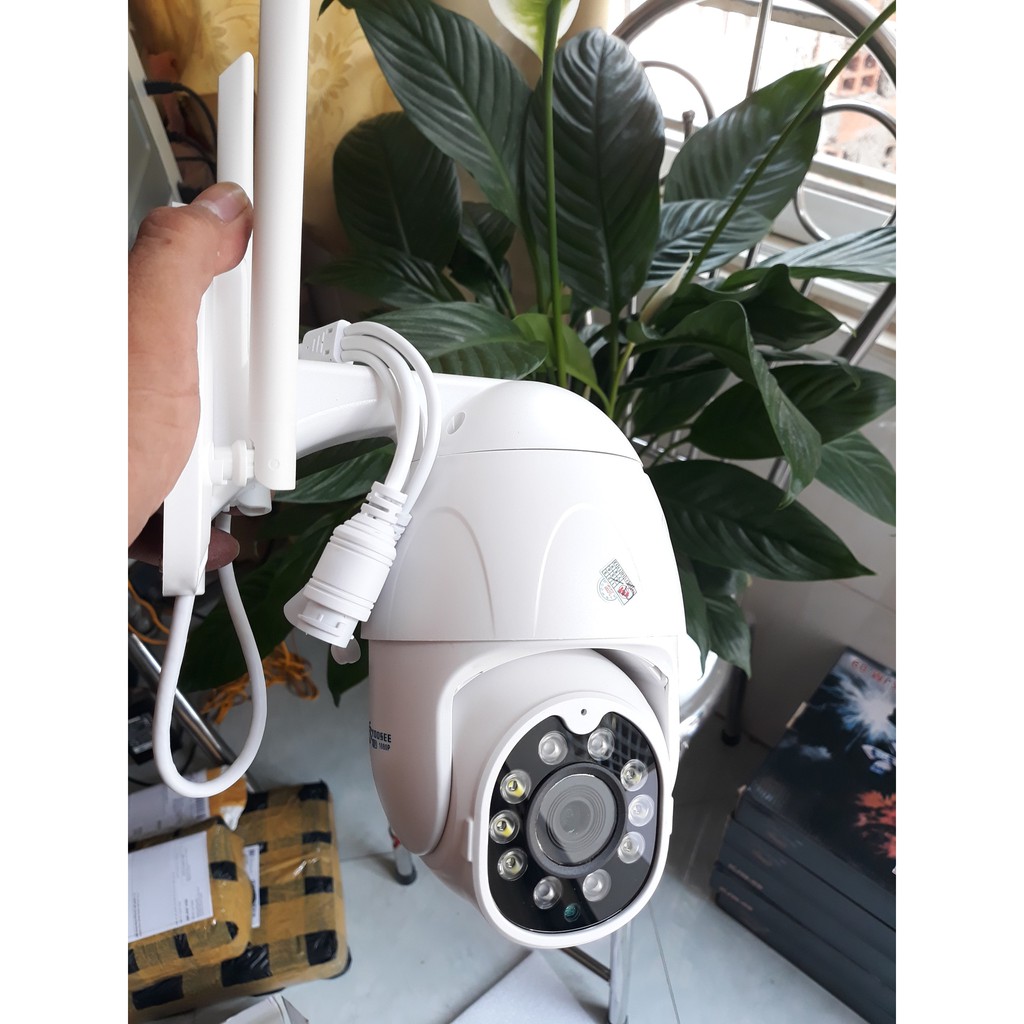 Camera IP Wifi Ngoài Trời Yoosee Xoay 360 Độ LD-0601 Full HD 1080 - Ban Đêm Có Màu ( Tặng thẻ 32G Yoosee )