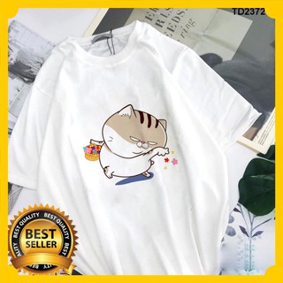 [Bán Chạy] Áo thun mèo ami bụng bự (vải đẹp)