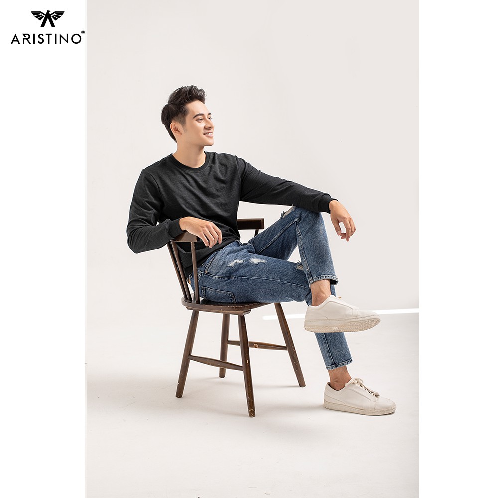 Quần Jeans nam ARISTINO suông rộng dáng casual fit - AJN00209