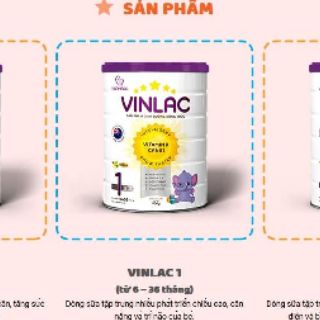 Sữa vinlac 0 1 2 [ 900g ] HCM