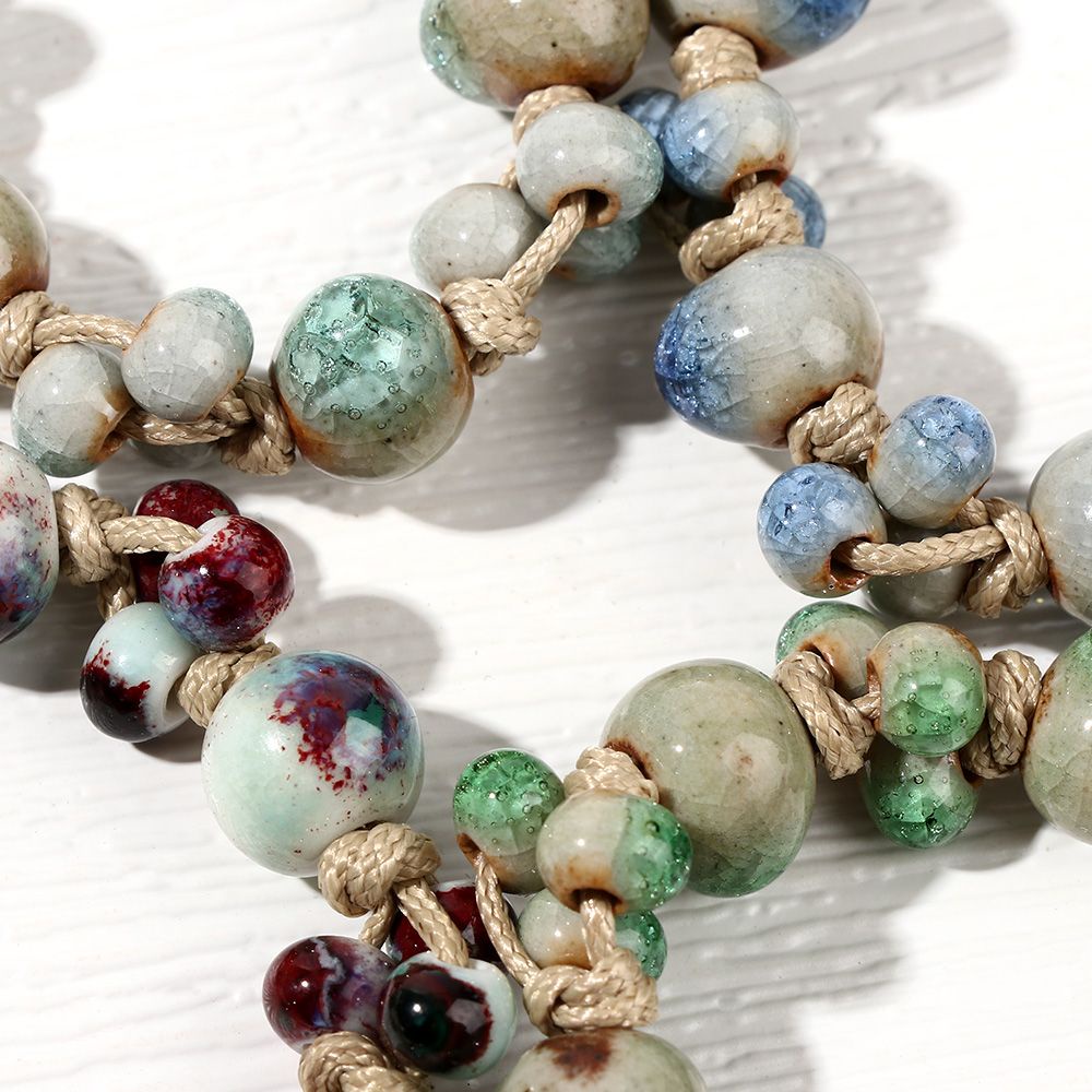 Vòng tay thiết kế chuỗi hạt phong cách cổ điển thiết kế mới phổ biến cho nữ