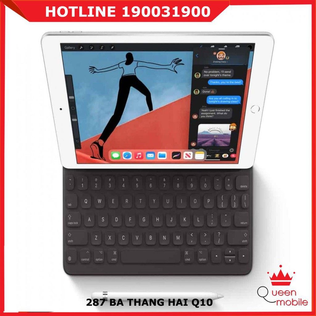 Máy tính bảng iPad Gen 8 - 10.2” (2020) WiFi+Cellular (4G) 128G Mới 100% Nguyên Seal Nhập Khẩu | BigBuy360 - bigbuy360.vn