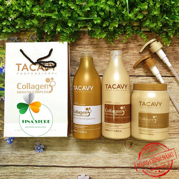 Miễn Ship🔥Cặp Dầu Gội Xả TACAVY 1000ml | Phục Hồi Tóc Hư Tổn, Khô Xơ, Gãy Rụng, Ngừa Gàu, Kích Thích Mọc Tóc |Chính Hãng | BigBuy360 - bigbuy360.vn