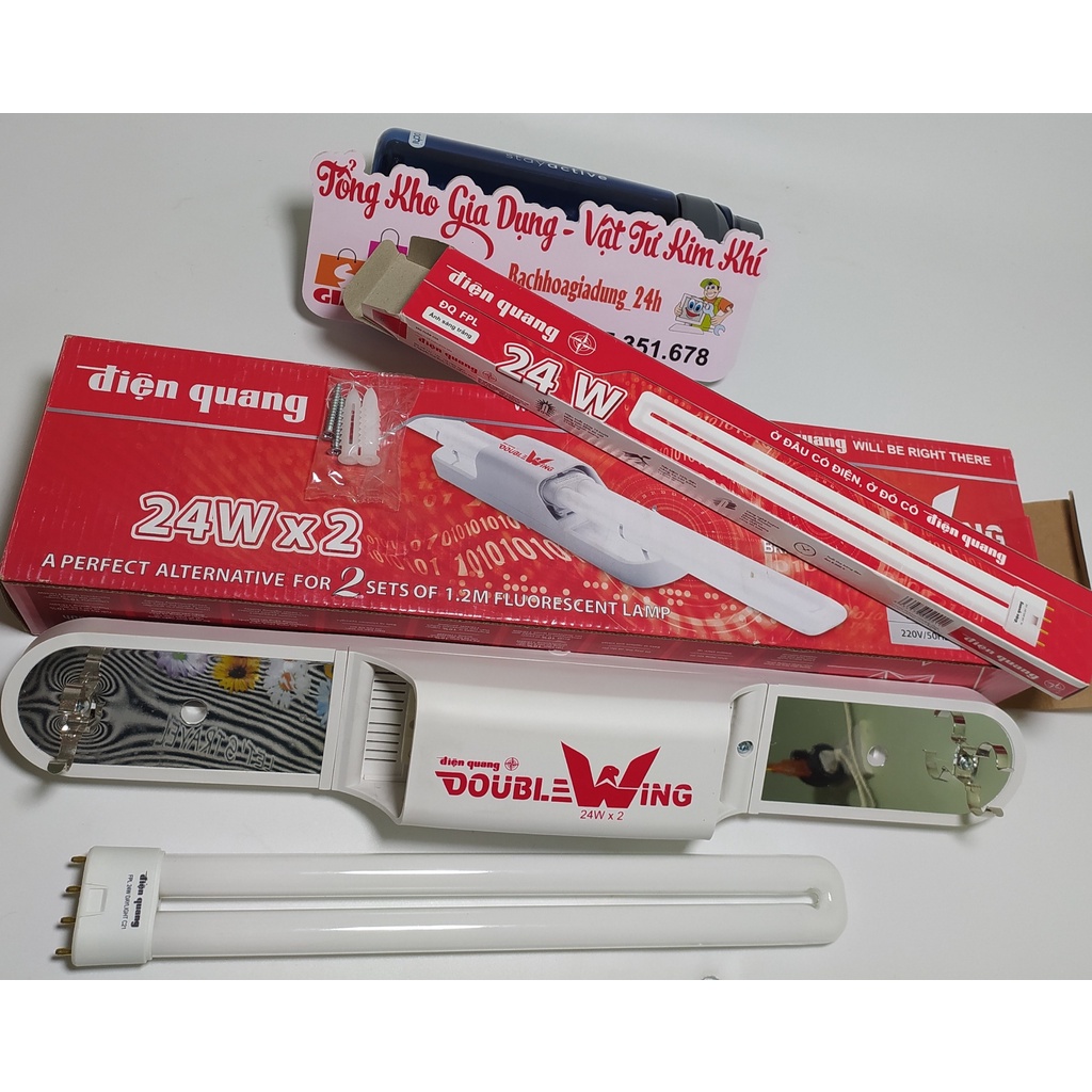 Bóng đèn chữ U DOUBLE WING 24W / 36W thay thế-Giadung24h