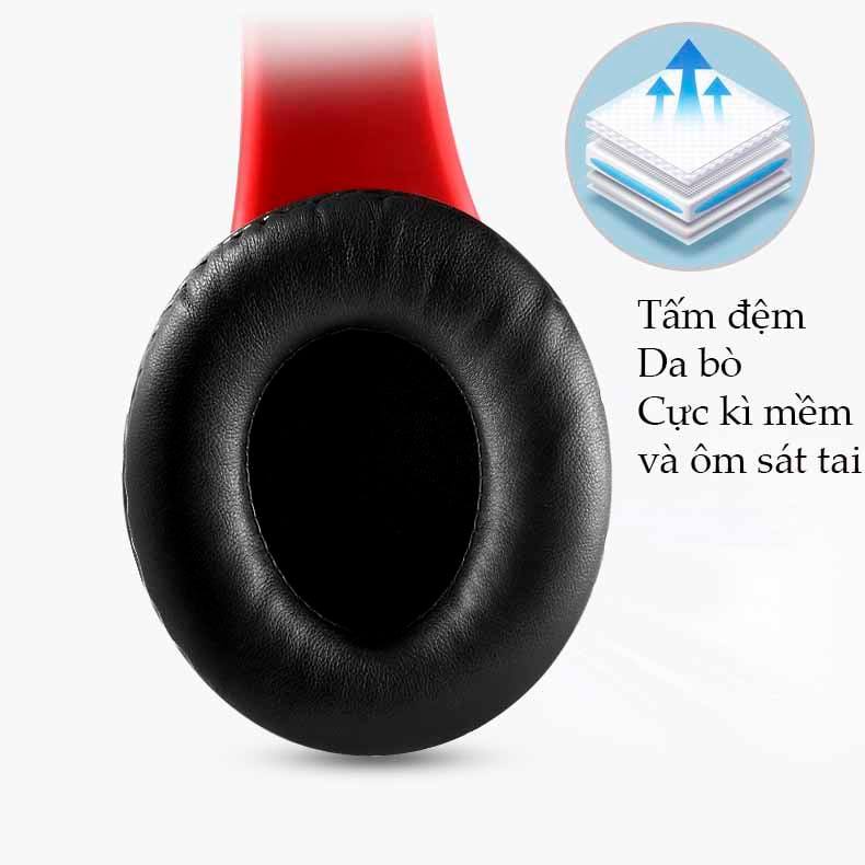 Tai nghe bluetooth chụp tai Led B39 - bluetooth 5.0 tặng kèm jack cắm PC