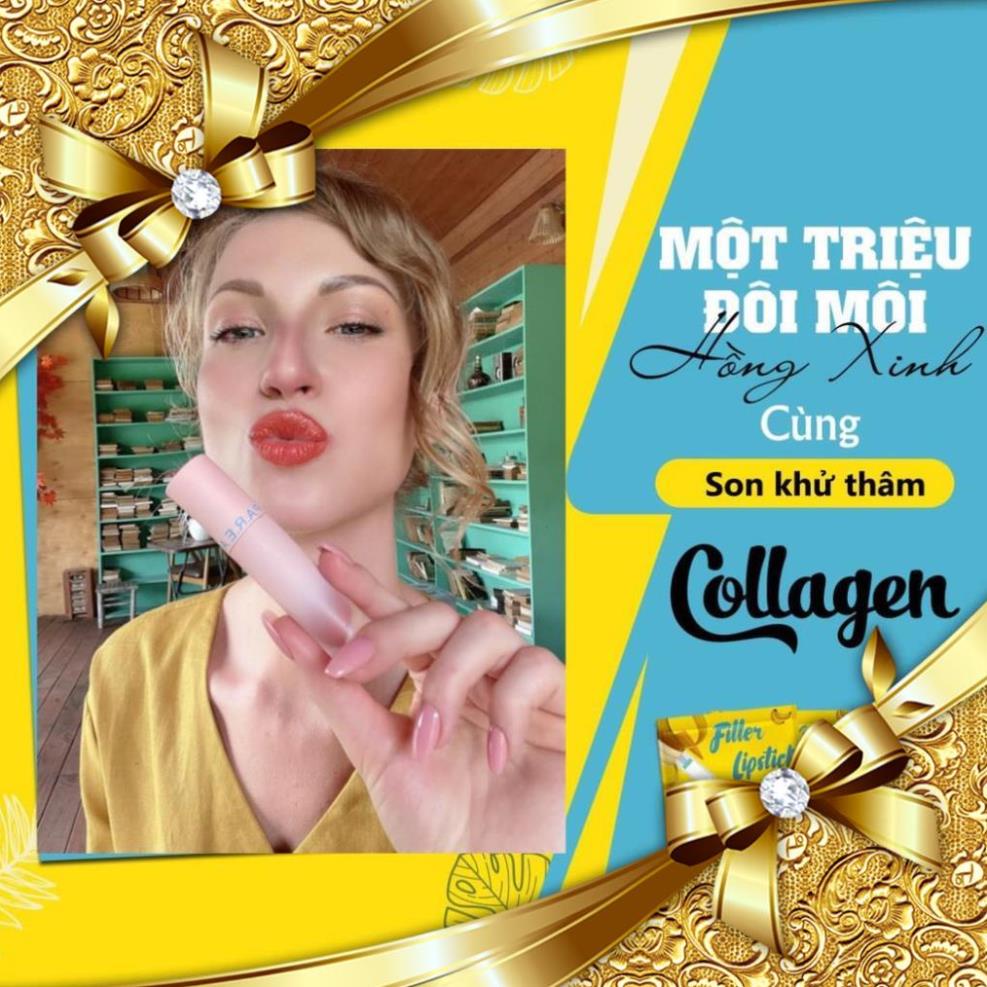 Son Filler Khử Thâm Collagen, Son Chuối Banana Filler Lipstick Môi Hồng Xinh,  Dưỡng Môi Căng Dày | BigBuy360 - bigbuy360.vn