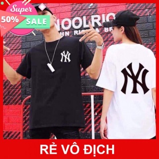 Áo thun nam nữ NY có bigsize thun dày mịn