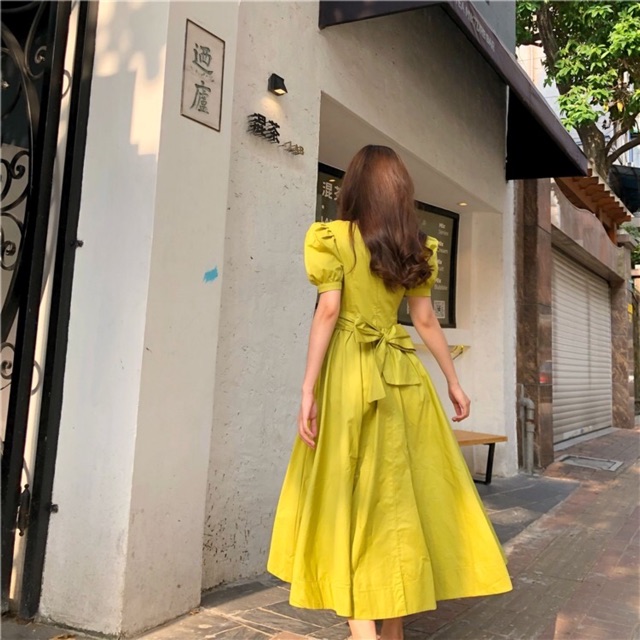 (R53) đầm ulzzang công chúa 3 size S M L order 6-9 ngày(sẵn cốm) | BigBuy360 - bigbuy360.vn