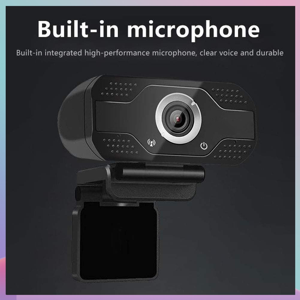 Webcam USB 2MP 1080P HD kèm micro hỗ trợ phát sóng trực tuyến | BigBuy360 - bigbuy360.vn