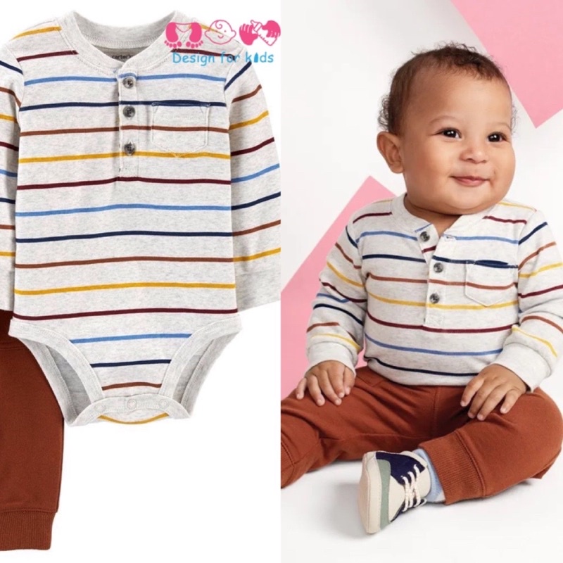 Bodysuit cho bé, bộ body chip dài tay (mặc nằm điều hòa) hàng xuất dư các hãng cho bé (Ship HỎA TỐC Hà Nội)