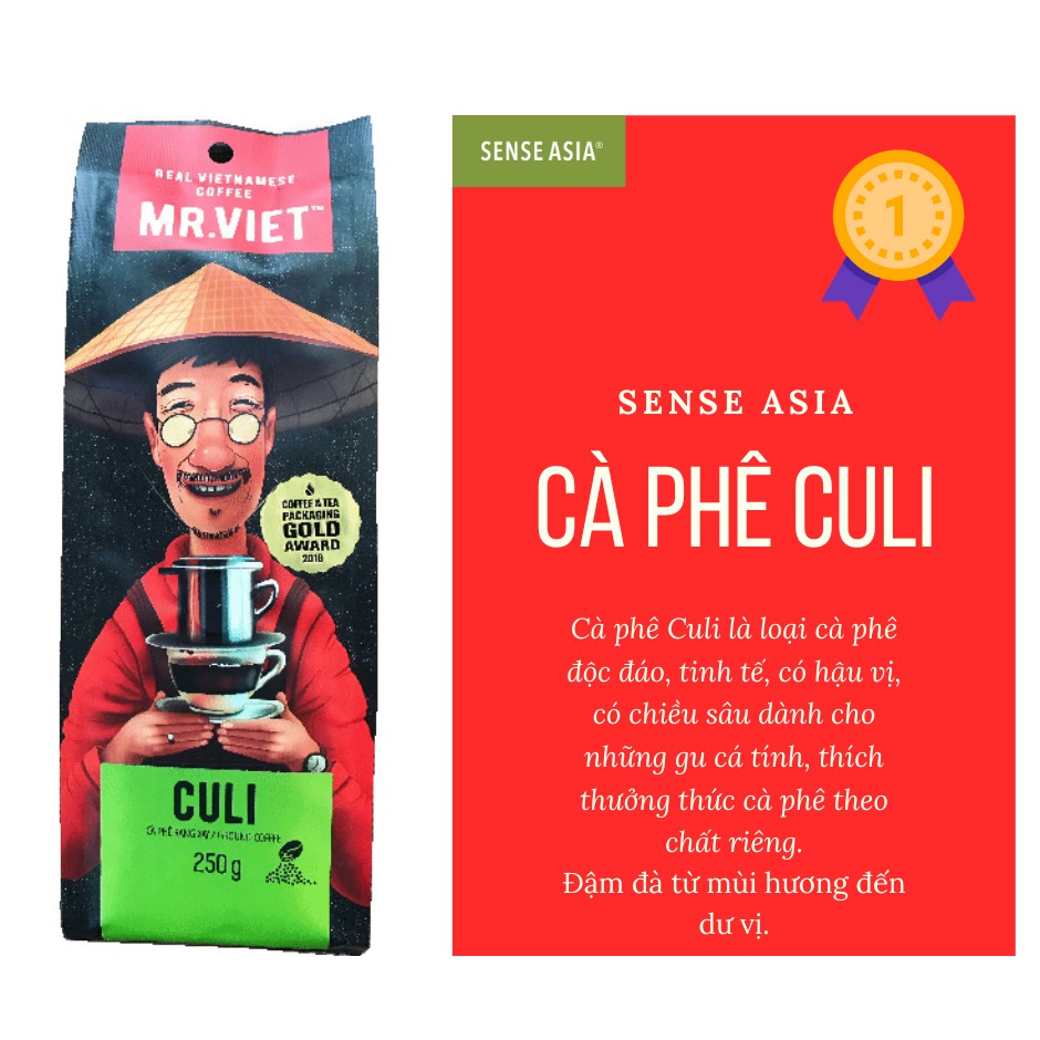 MR.VIET Culi - Cà Phê Rang Xay Túi 250g (MR.VIET Culi - Ground Coffee 250g Bag) | BigBuy360 - bigbuy360.vn