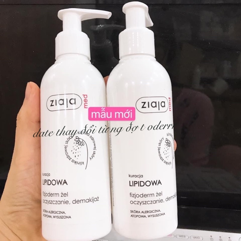 Sữa rửa mặt Ziajamed kuracija lipidowa 200ml